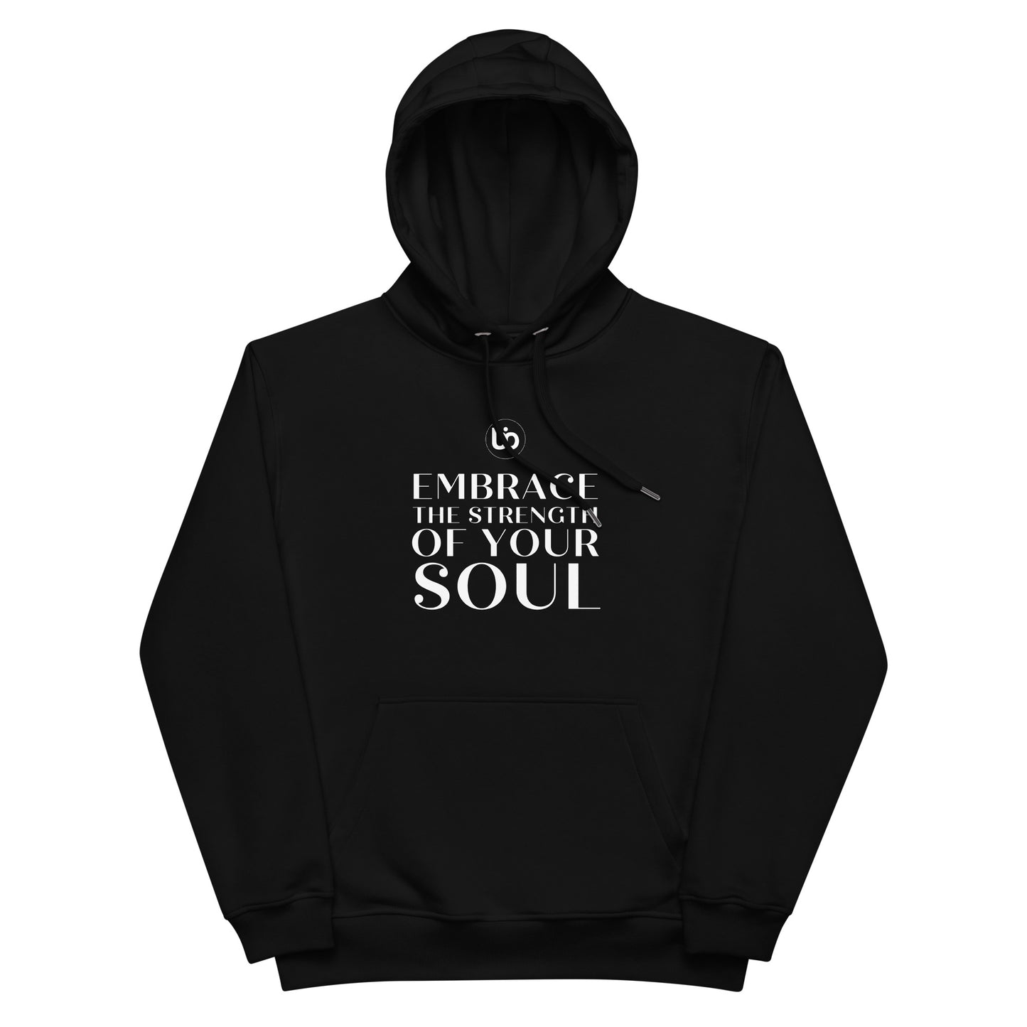 "The Poetic Embrace" Soulful Slogan Hoodie