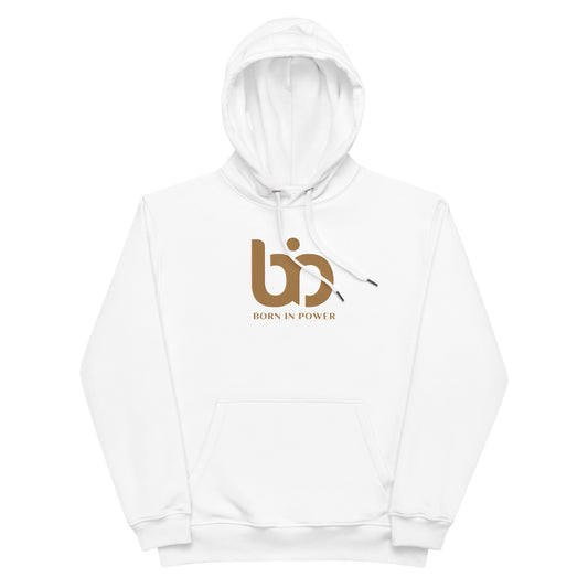 "The Regal Enclave" Embroidered Tan Logo Hoodie